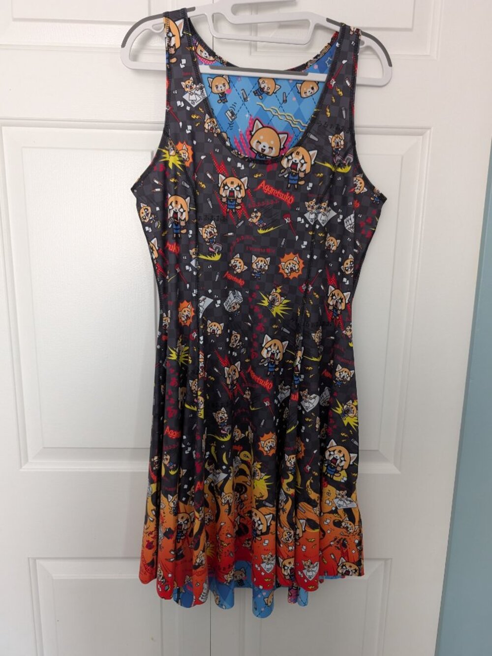 Black Milk Aggretsuko inside out dress